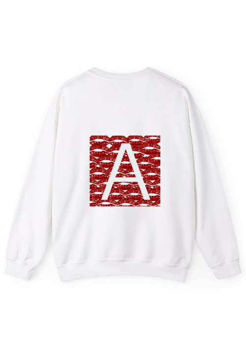 Custom Initial Sweatshirt - Choose Your Letter (Love Edition)